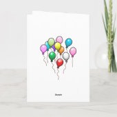 Oproep alle feestdieren verjaardag (Achterkant)