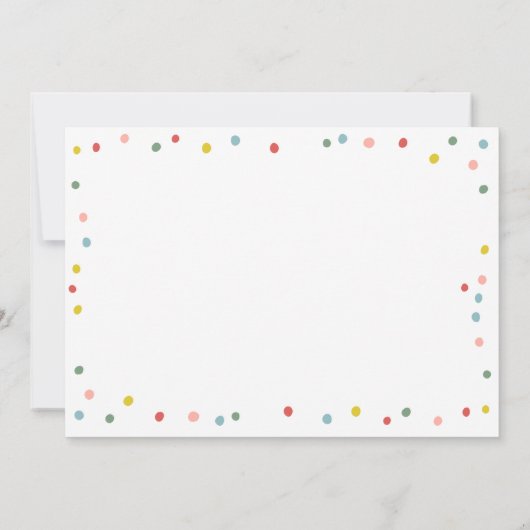 Oproep Alle Party Dieren Safari Jongen Meisje Verj Kaart (Achterkant)