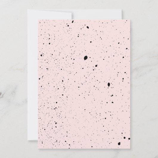 Oproep Alle Party Dieren Tijger Roze Verjaardag Kaart (Achterkant)