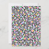 Oproep Alle Party Dieren Verjaardag Uitnodiging (Achterkant)