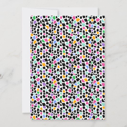 Oproep Alle Party Dieren Verjaardag Uitnodiging (Achterkant)