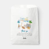 Oproep Alle Party Dieren Verjaardagsfeestje Bedankzakje (Voorkant)