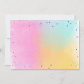 Oproep Alle Pawty Dieren Kat Kitten Meisje Verjaar Kaart (Achterkant)