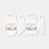 Oproep alle pawty dieren verjaardagsfeestje bedankdoosjes (Uitgevouwen)