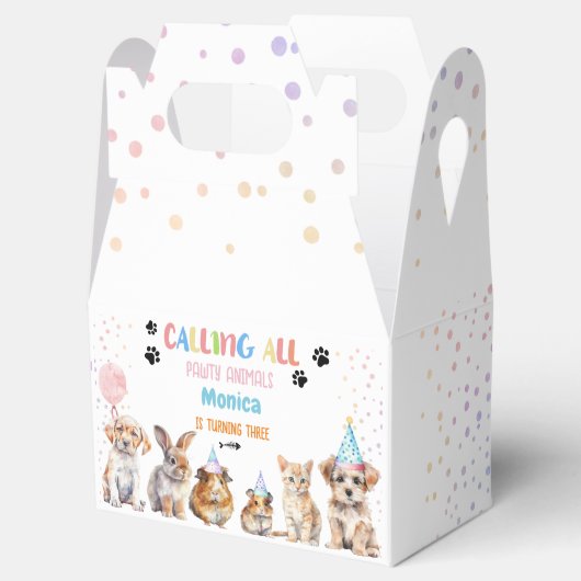 Oproep alle pawty dieren verjaardagsfeestje bedankdoosjes (Geopend)