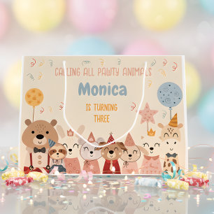 Oproep alle pawty dieren verjaardagsfeestje groot cadeauzakje
