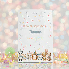 Oproep alle pawty dieren verjaardagsfeestje medium cadeauzakje