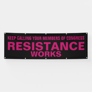 Oproep Congres verzet werkt protest Roze Zwart Spandoek