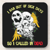 Oproep in dood onderzetter (Voorkant)