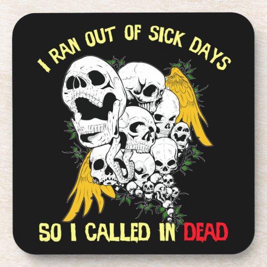 Oproep in dood onderzetter (Voorkant)