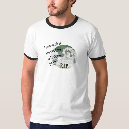 Oproep in dood t-shirt (Voorkant)