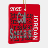 Oproep Specialist Buitengewoon CUSTOM Keramisch Ornament (Rechts)