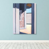Oproep tot 2002 canvas afdruk (Insitu (Houten vloer))
