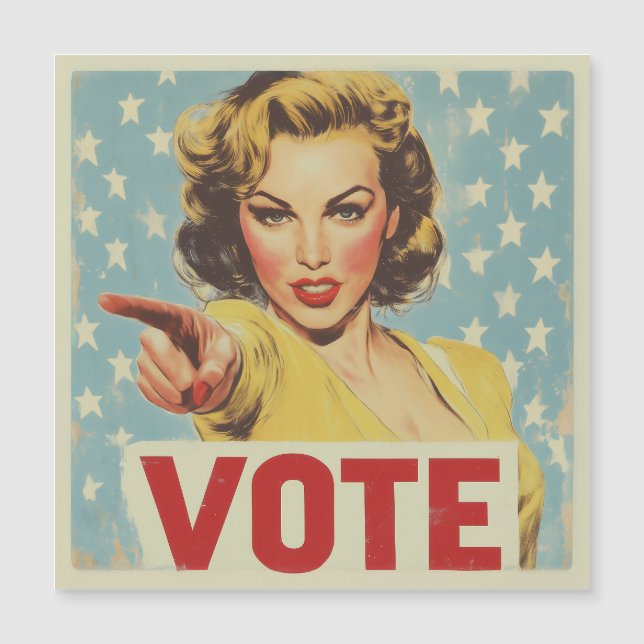 Oproep tot actie: stem! (Voorkant)