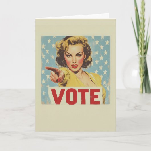 Oproep tot actie: stem! (Voorkant)