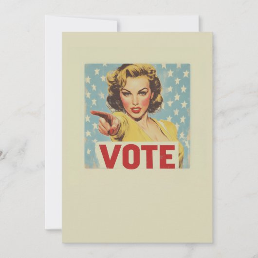Oproep tot actie: stem! kaart (Voorkant)