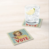 Oproep tot actie: stem! kartonnen onderzetters (Insitu)