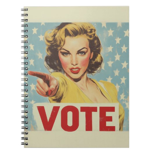 Oproep tot actie: stem! notitieboek (Voorkant)