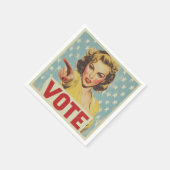 Oproep tot actie: stem! servet (Hoek)