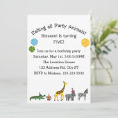  oproep tot alle partijdieren kaart (Staand voorkant)