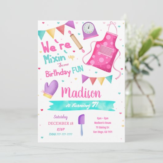 Oproep tot bakken kaart (Staand voorkant)