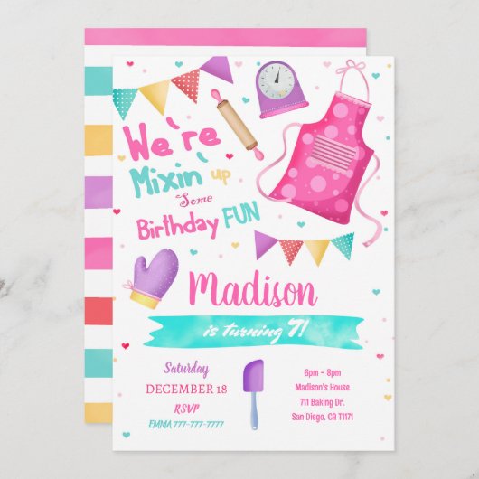 Oproep tot bakken kaart (Voorkant / Achterkant)