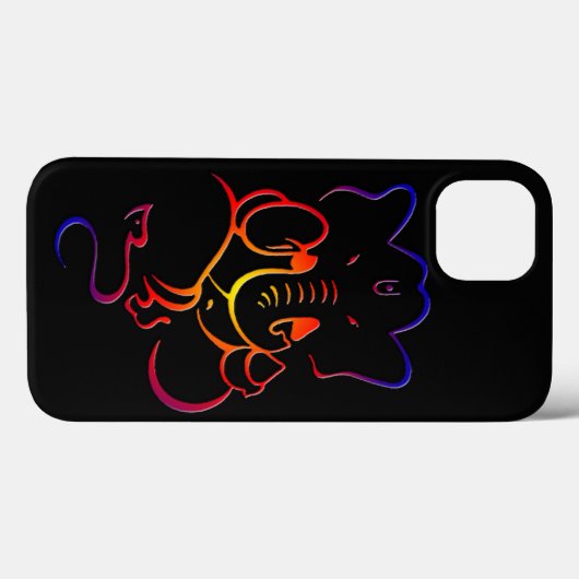 Oproep tot goddelijke welvaart | Lord Ganesh Iphon Case-Mate iPhone Case (Achterkant (horizontaal))