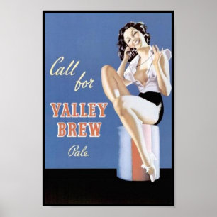 Oproep tot het Bord Valley Brew Poster