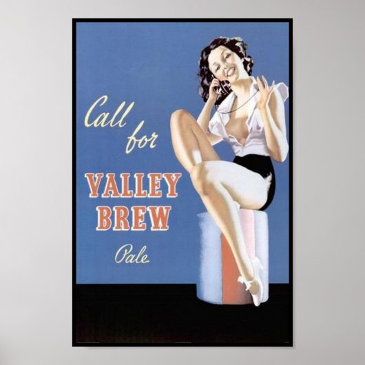 Oproep tot het Bord Valley Brew Poster (Voorkant)