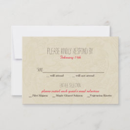 Oproep tot het indienen van een tweeduizend Chinee RSVP Kaartje