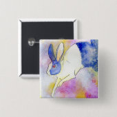 OPROEP TOT HET WILD VIERKANTE BUTTON 5,1 CM (Voorkant /achterkant)