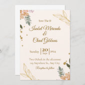 Oproep tot weddenschappen kaart (Voorkant / Achterkant)