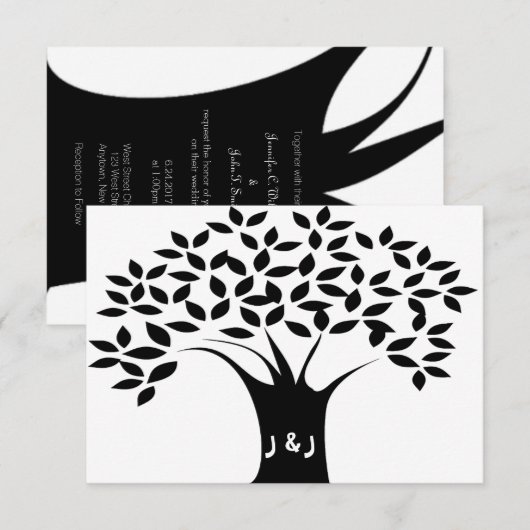 Oproep tot weduwen en weduwen kaart (Voorkant / Achterkant)