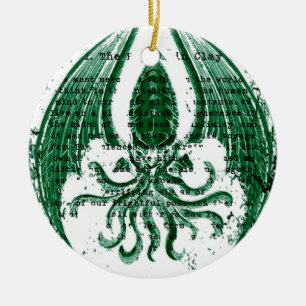 Oproep van Cthulhu Keramisch Ornament