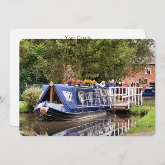 Oproep van de CANAL BOATS (Voorkant / Achterkant)