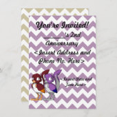 Oproep van de gemengde partij DIY Reptilian Bird Kaart (Voorkant / Achterkant)