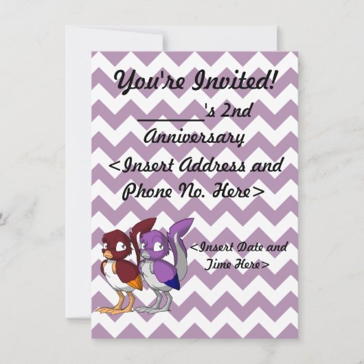 Oproep van de gemengde partij DIY Reptilian Bird Kaart (Voorkant)