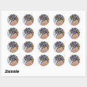 Oproep van de Heyoka Ronde Sticker (Vel)