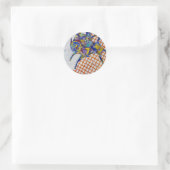 Oproep van de Heyoka Ronde Sticker (Tas)