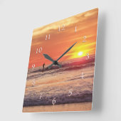 OPROEP VAN DE SOLAR-VERKOPER VIERKANTE KLOK (Hoek)