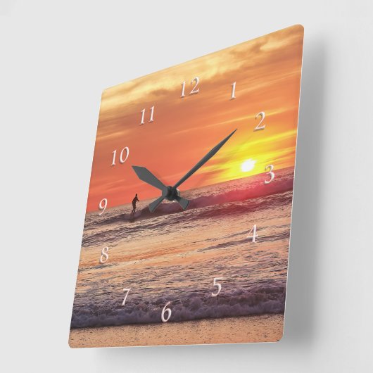 OPROEP VAN DE SOLAR-VERKOPER VIERKANTE KLOK (Hoek)