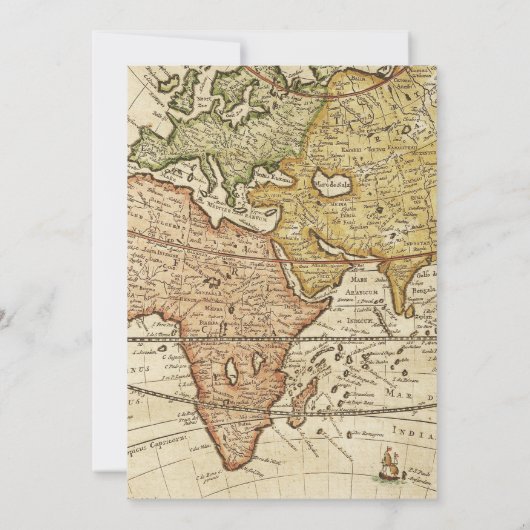 Oproep van de tribune kaart (Achterkant)