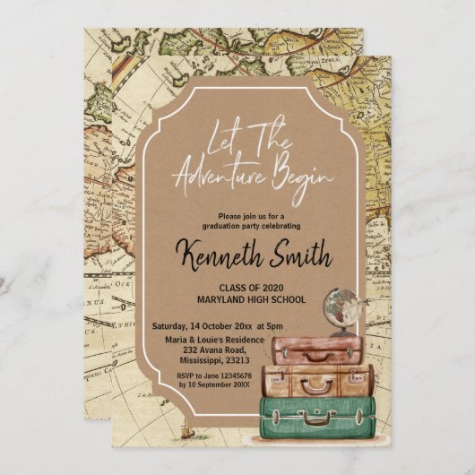 Oproep van de tribune kaart (Voorkant / Achterkant)