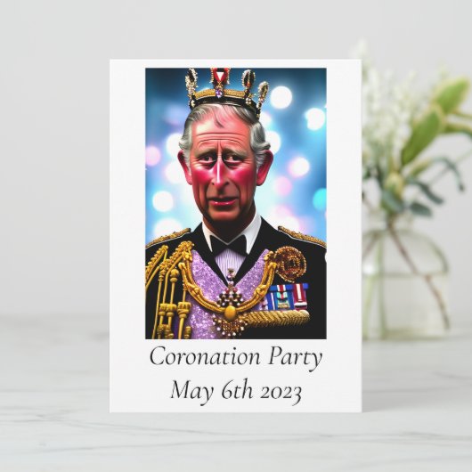 Oproep van de wederpartij kaart (Staand voorkant)