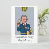 Oproep van de wederpartij kaart (Staand voorkant)