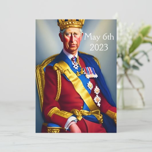 Oproep van de wederpartij kaart (Staand voorkant)