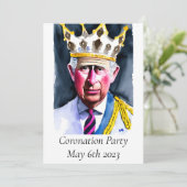 Oproep van de wederpartij kaart (Staand voorkant)