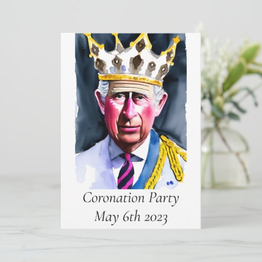 Oproep van de wederpartij kaart (Staand voorkant)