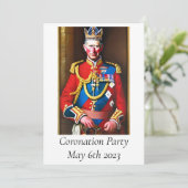 Oproep van de wederpartij kaart (Staand voorkant)