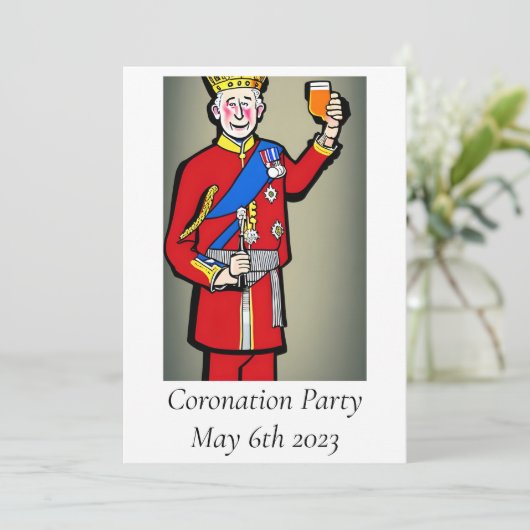 Oproep van de wederpartij kaart (Staand voorkant)